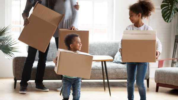 Use these tips to help make moving with children effortless.